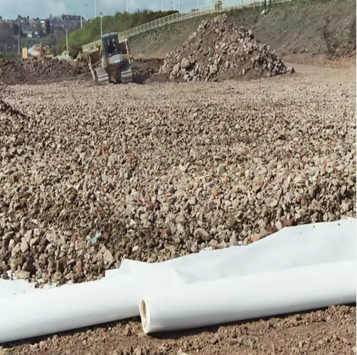 PET long fiber non-woven geotextile for construction